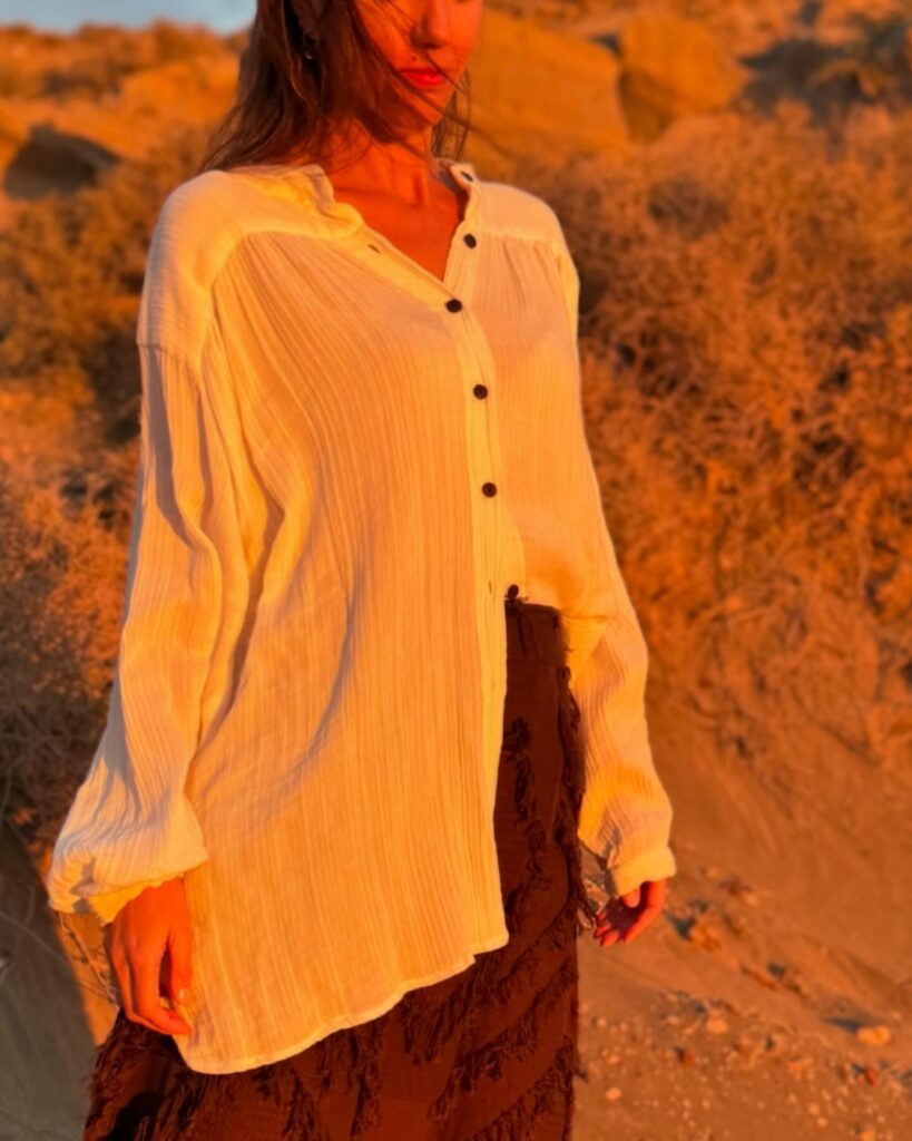 Camisa oversize básicos atemporales